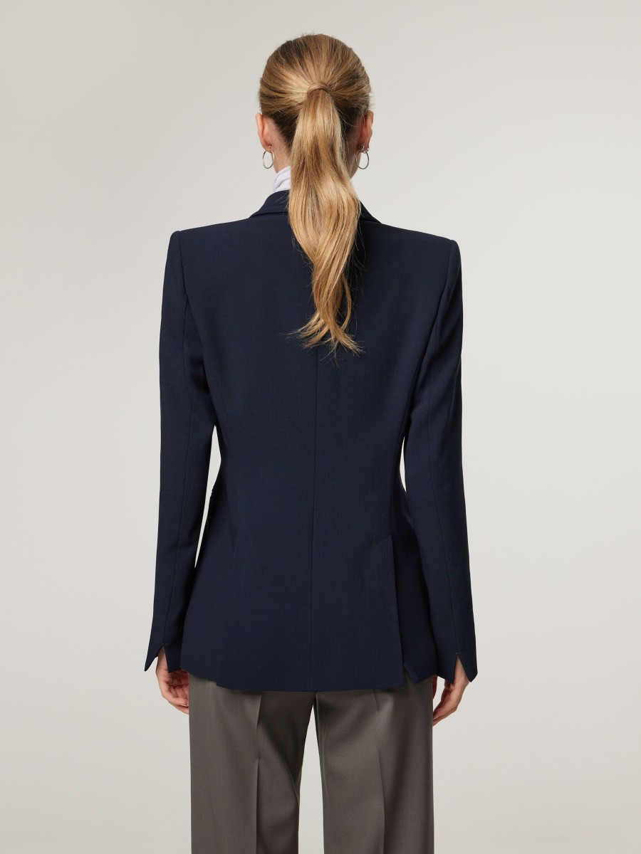 Frauen windsor. Blazer | Doppelreihiger Blazer Marine