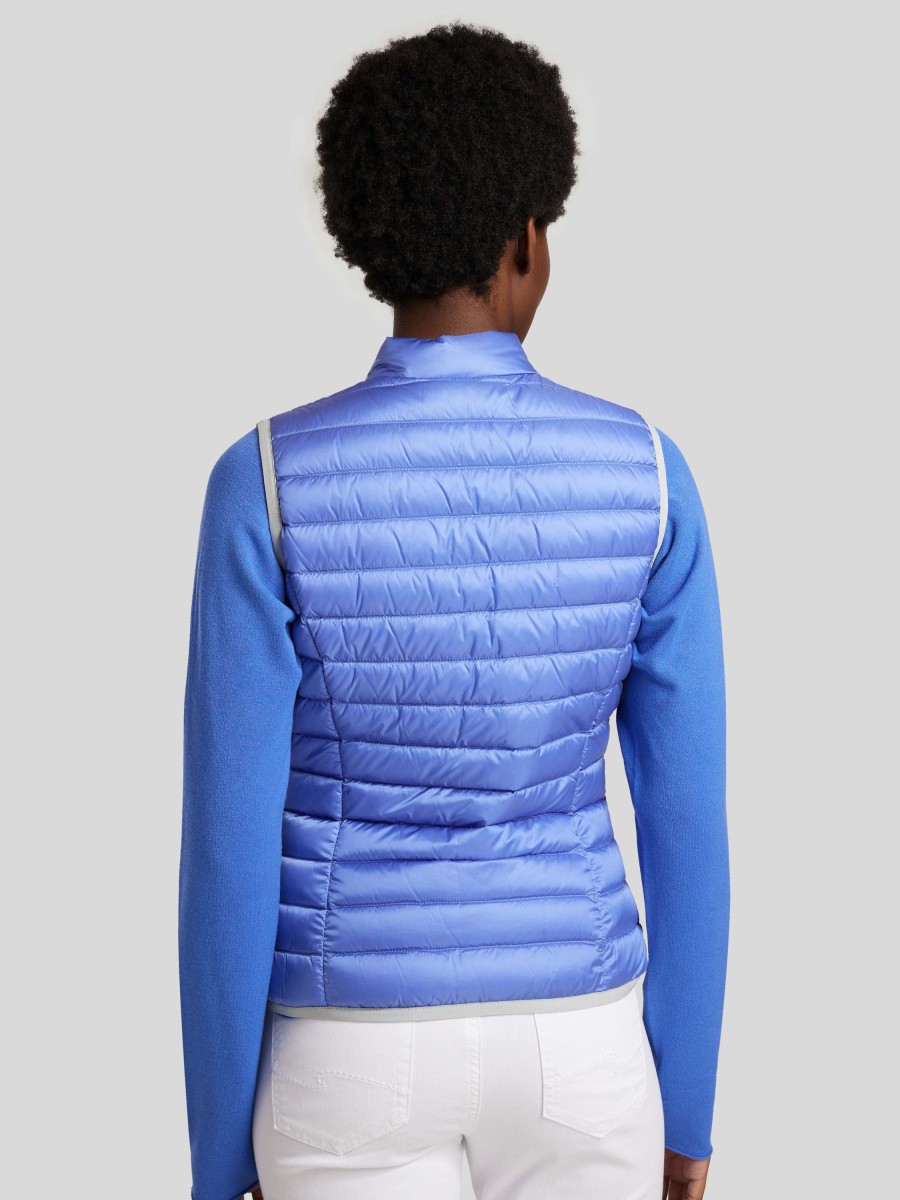 Frauen Cape Horn Gilets & Westen | Steppweste Mittelblau