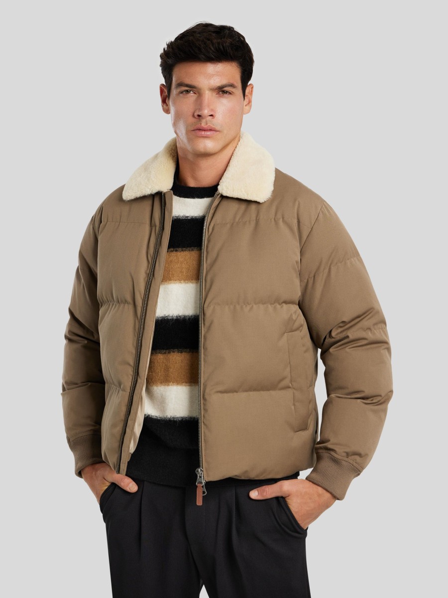 Manner Gant Jacken | Steppjacke Oliv