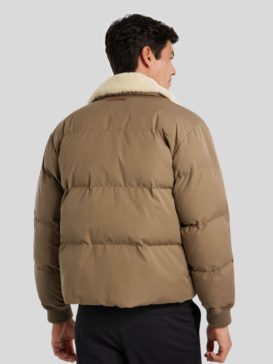 Manner Gant Jacken | Steppjacke Oliv