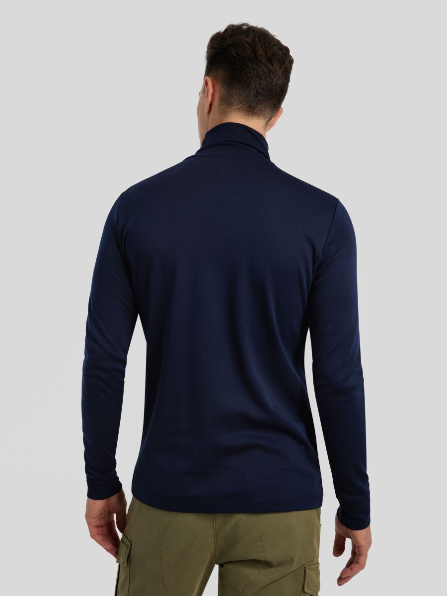 Manner Paul T-Shirts & Shirts | Rollkragenpullover Marine