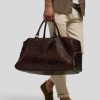 Manner Paul Kehl Taschen & Portemonnaies | Weekender Mit Trageriemen Braun