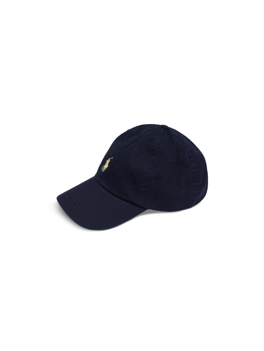 Manner Polo Ralph Lauren Men Hute & Mutzen | Cap Mit Logo Marine