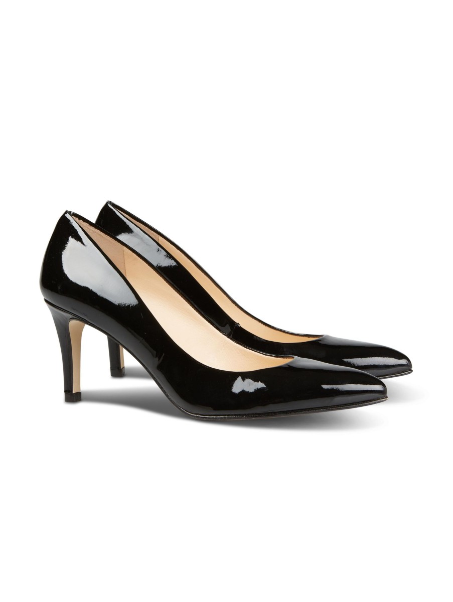 Frauen Paul Kehl High Heels & Pumps | Pumps Aus Lackleder Schwarz