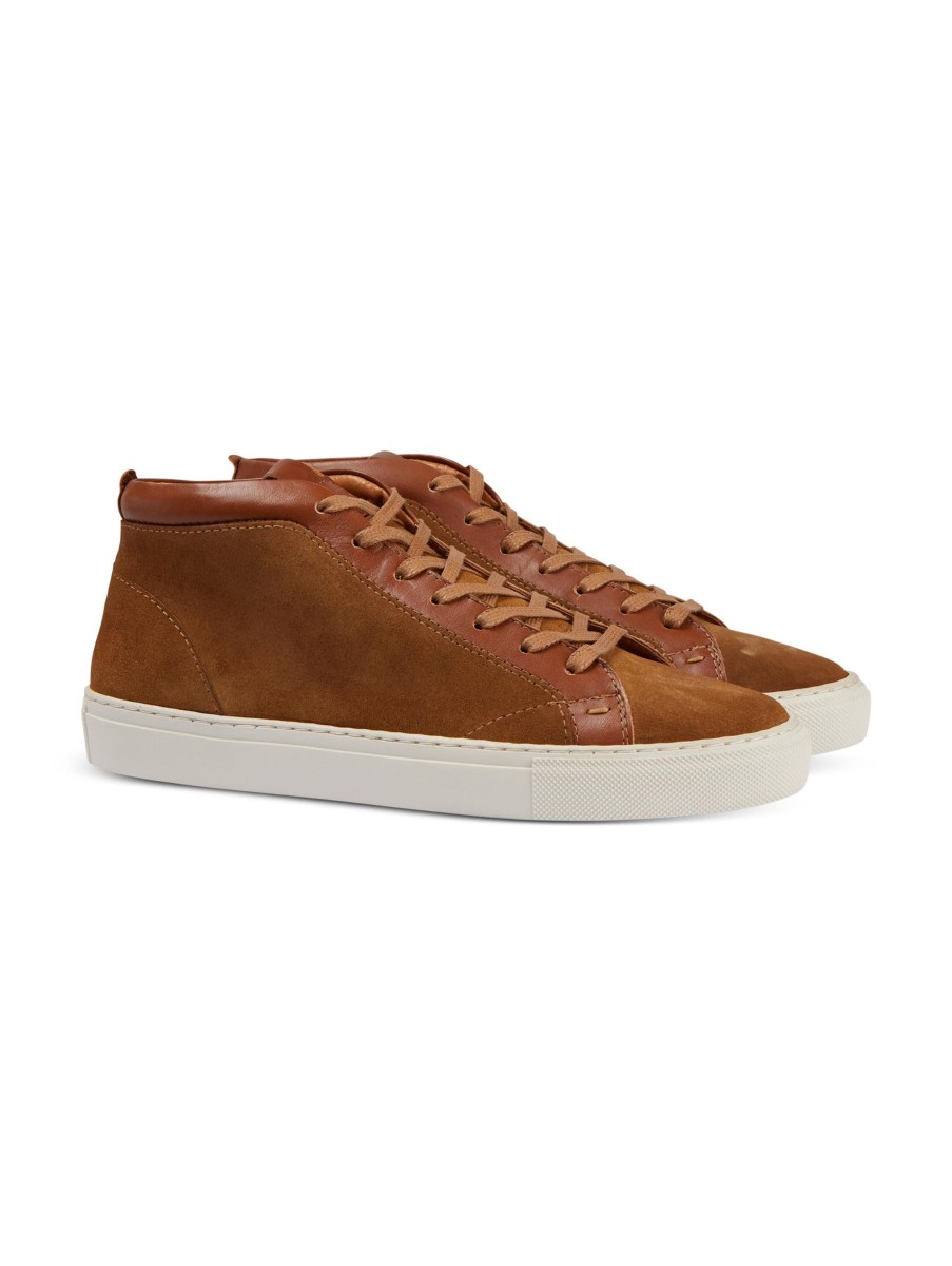 Manner Paul Sneakers | Sneaker Aus Veloursleder Stevie Cognac