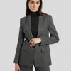 Frauen Drykorn Blazer | Blazer Atlin Anthrazit