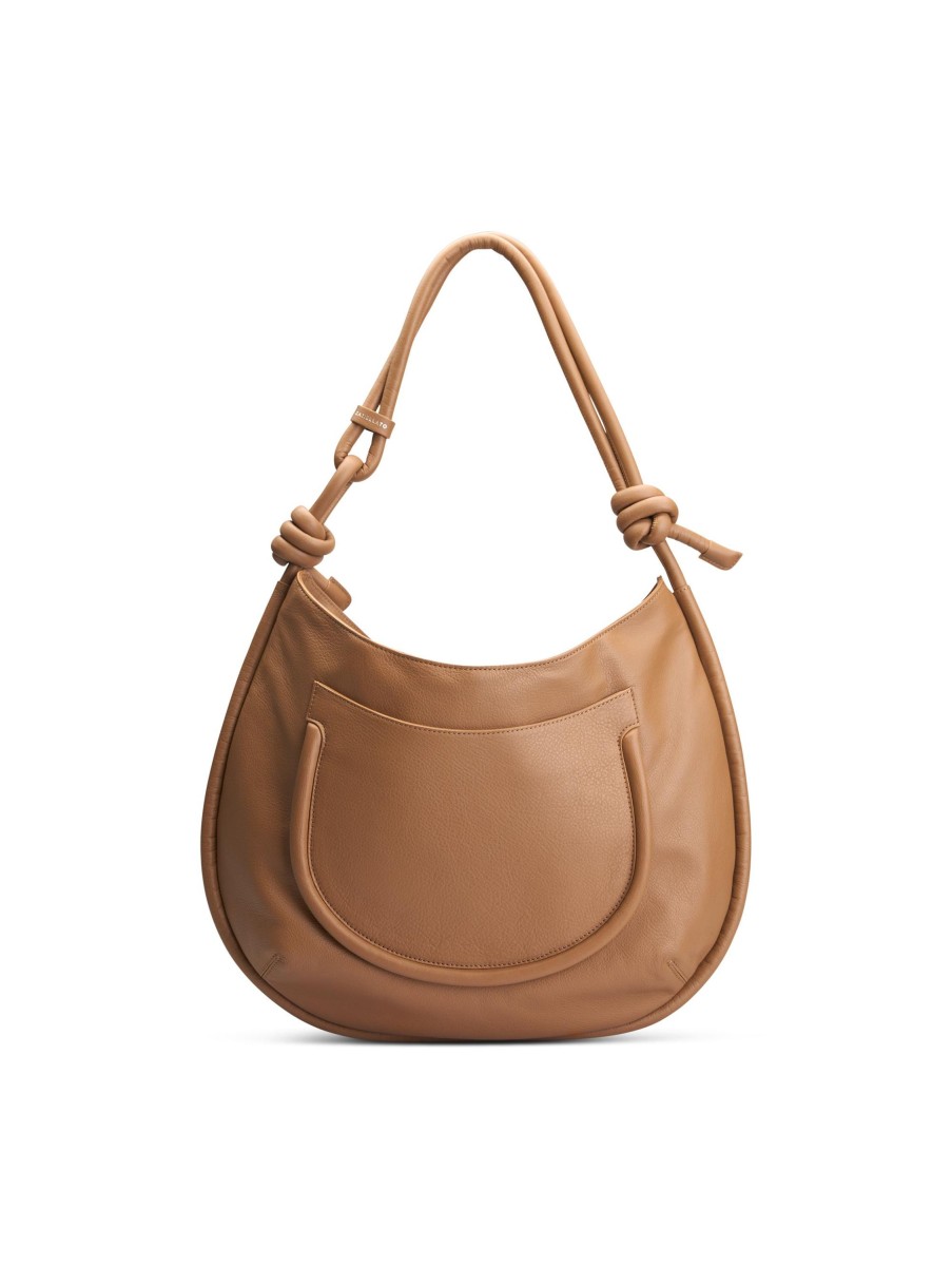 Frauen Zanellato Taschen | Hobotasche Demi L Camel