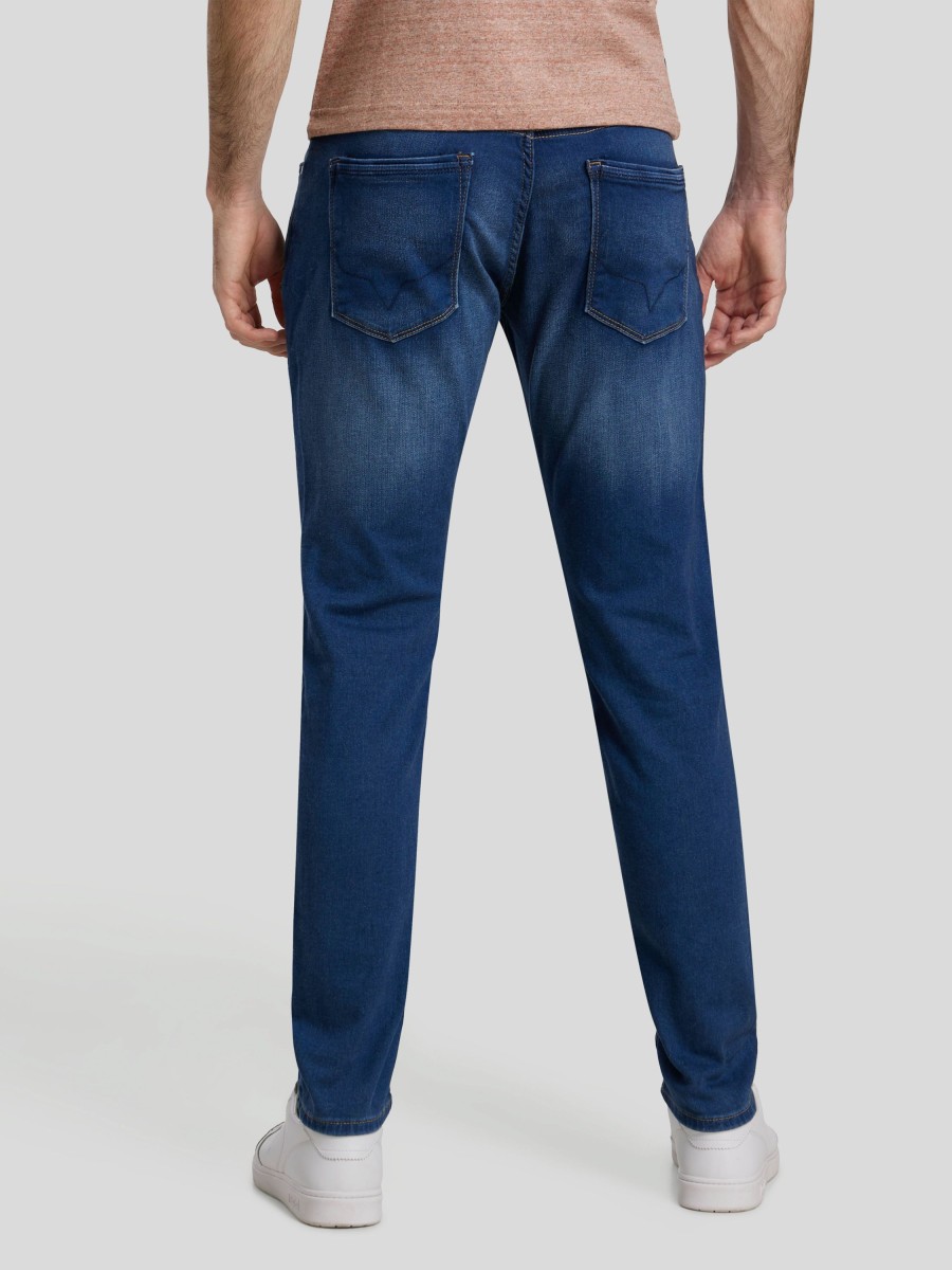 Manner Pepe Jeans Jeans | Jeans Im Tapered Fit Stanley Dark Denim