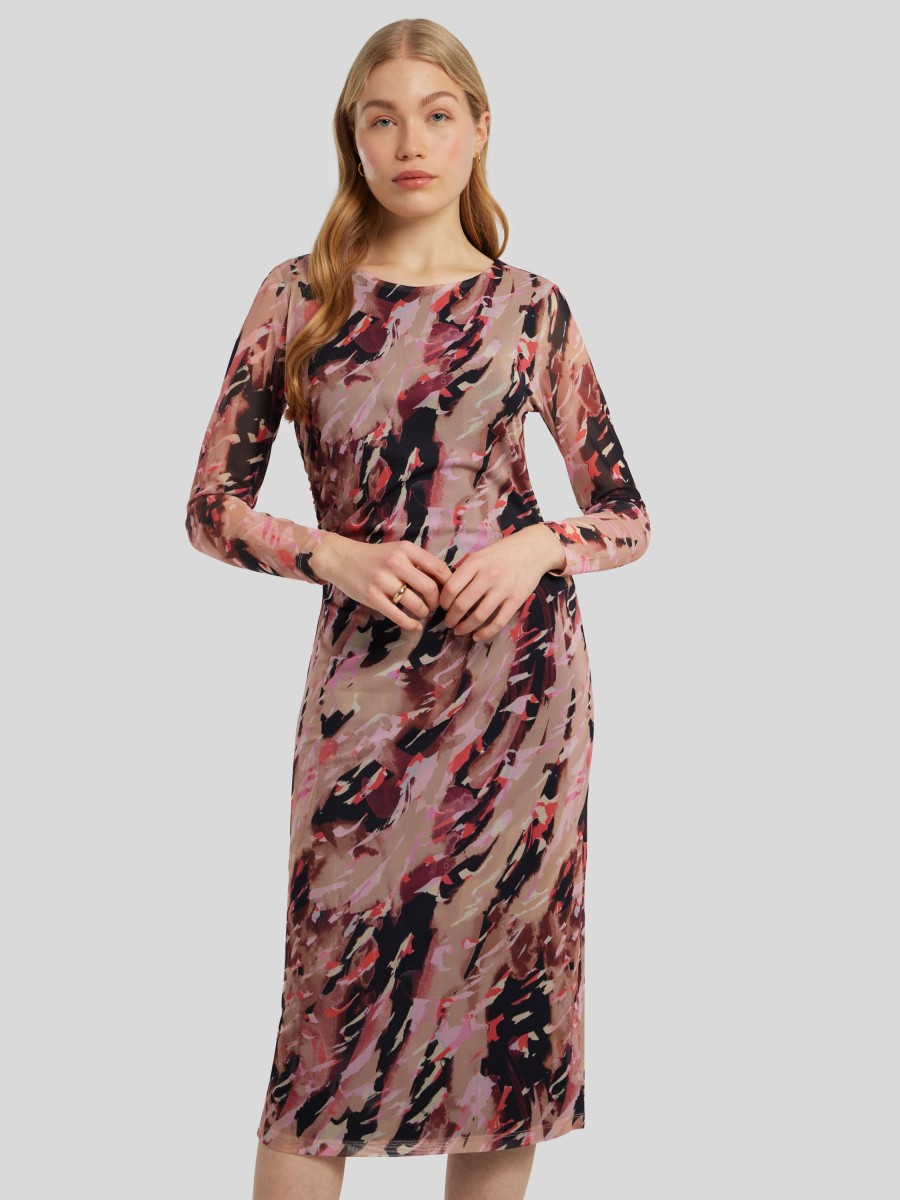 Frauen Comma Kleider | Kleid Multicolor