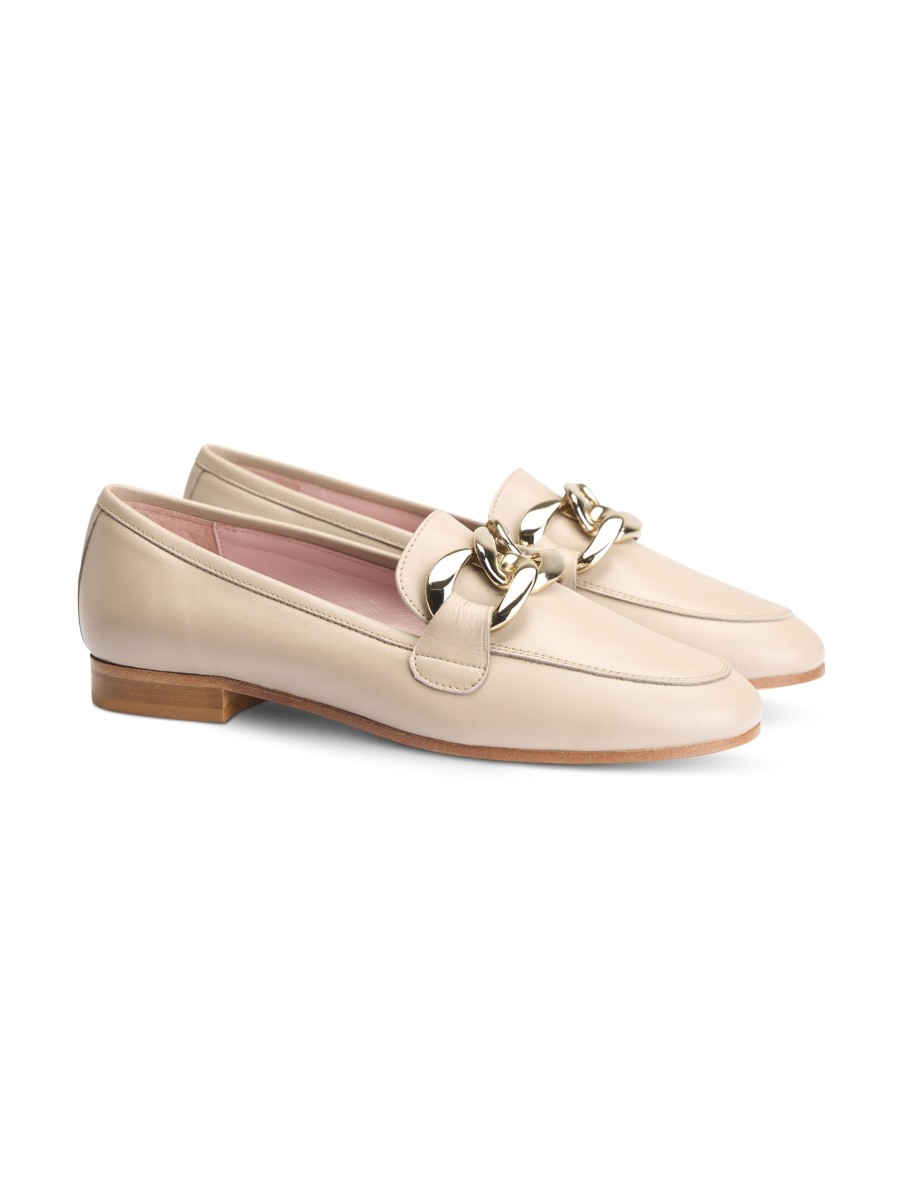 Frauen Castellano Halbschuhe | Loafer Rocco Taupe