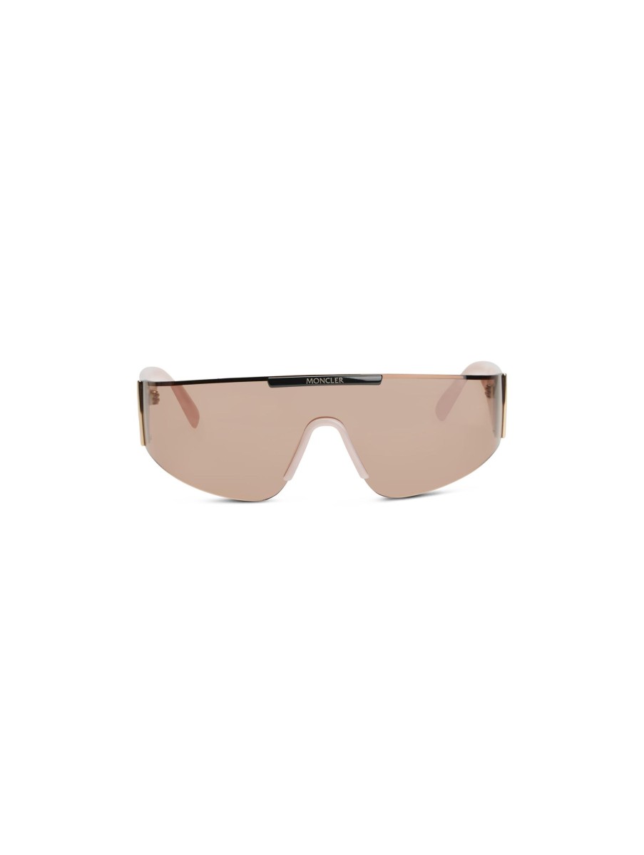 Frauen Moncler Soleil Sonnenbrillen | Sonnenbrille Hellrosa