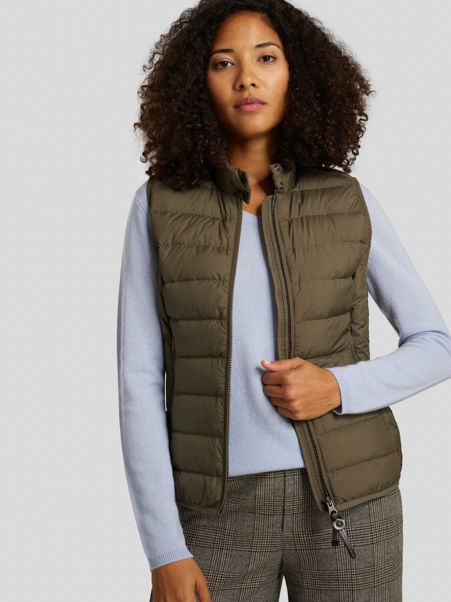 Frauen Parajumpers Gilets & Westen | Steppweste Oliv