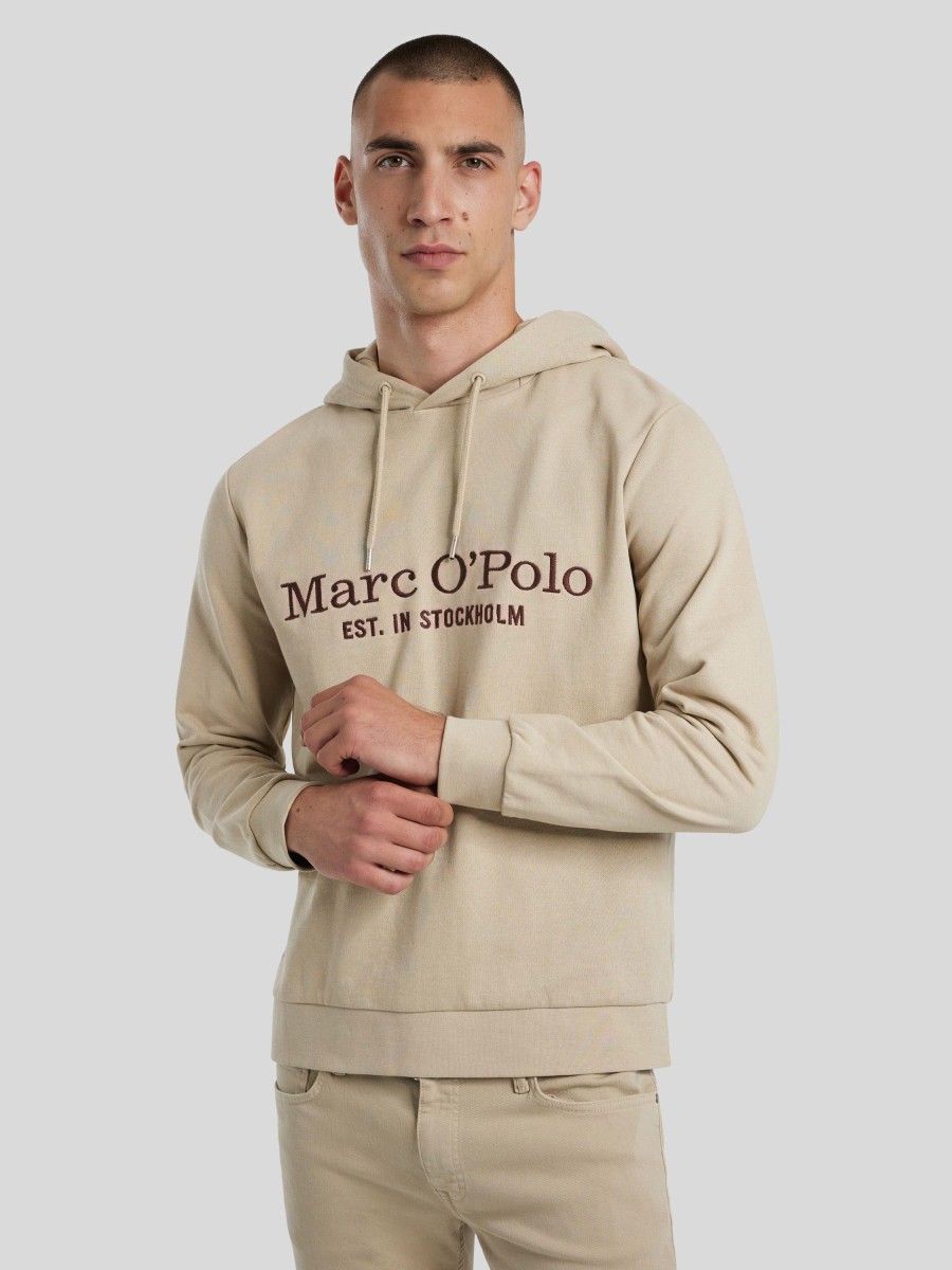 Manner Marc O Hoodies & Sweatshirts | Hoodie Mit Logo Taupe