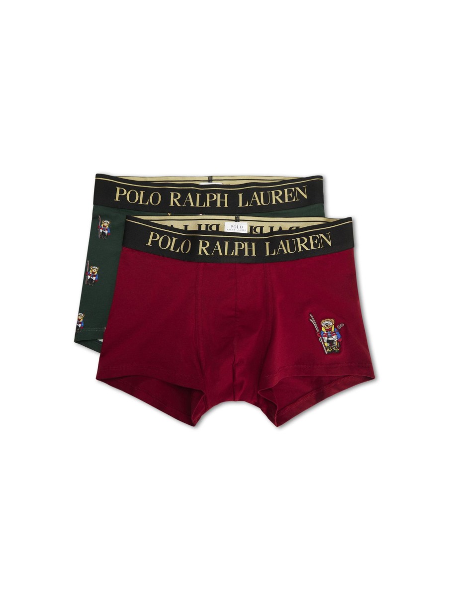 Manner Polo Ralph Lauren Men Wasche & Loungewear | Boxershorts Im 2Er Set Dunkelgrun