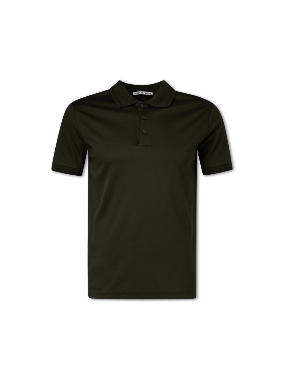 Manner Tiger of Sweden Polo-Shirts | Polo-Shirt Riose Oliv