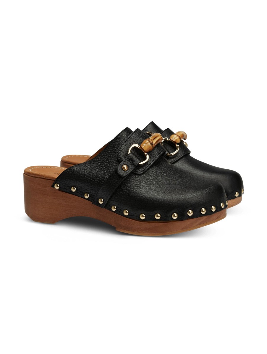 Frauen Pedro Miralles Halbschuhe | Clogs Tornado Schwarz