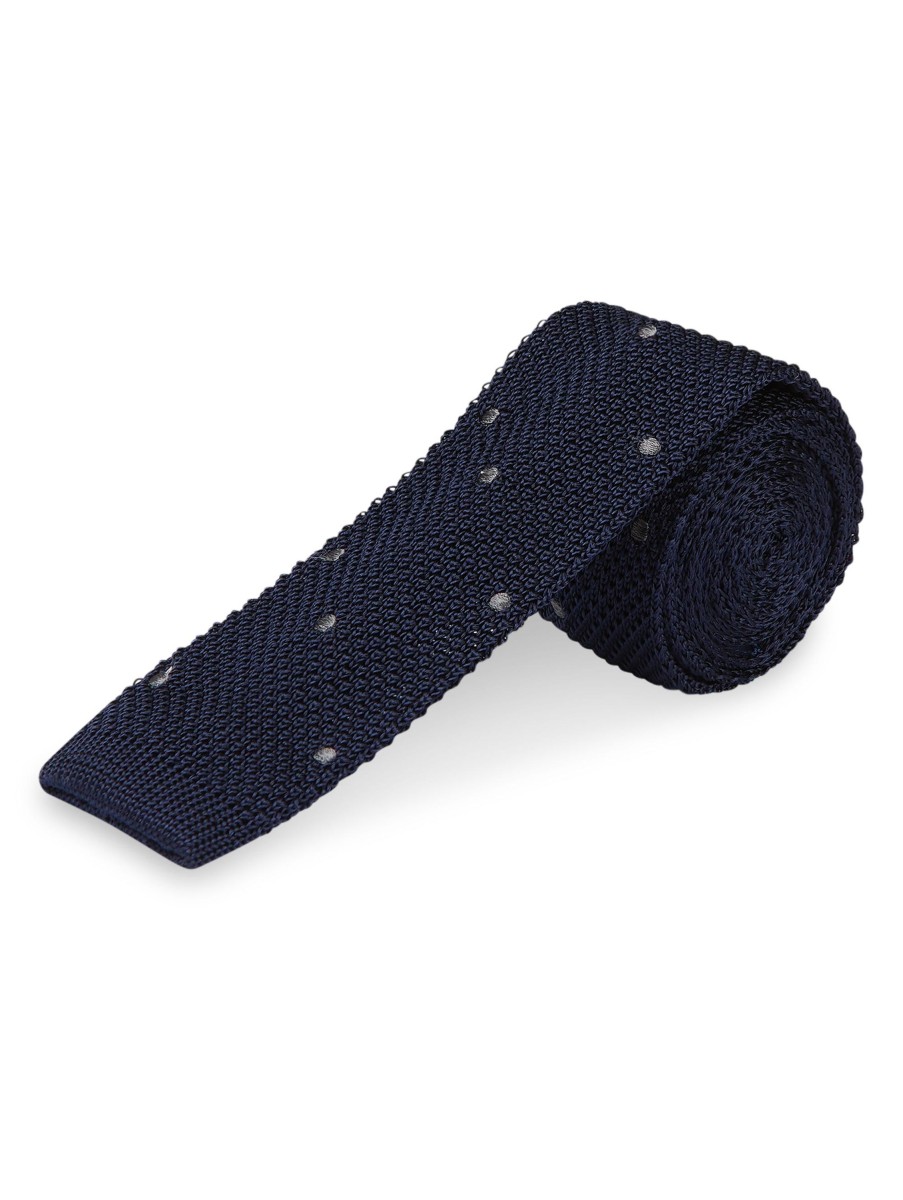 Manner Paul Kehl Krawatten & Accessoires | Strickkrawatte Marine