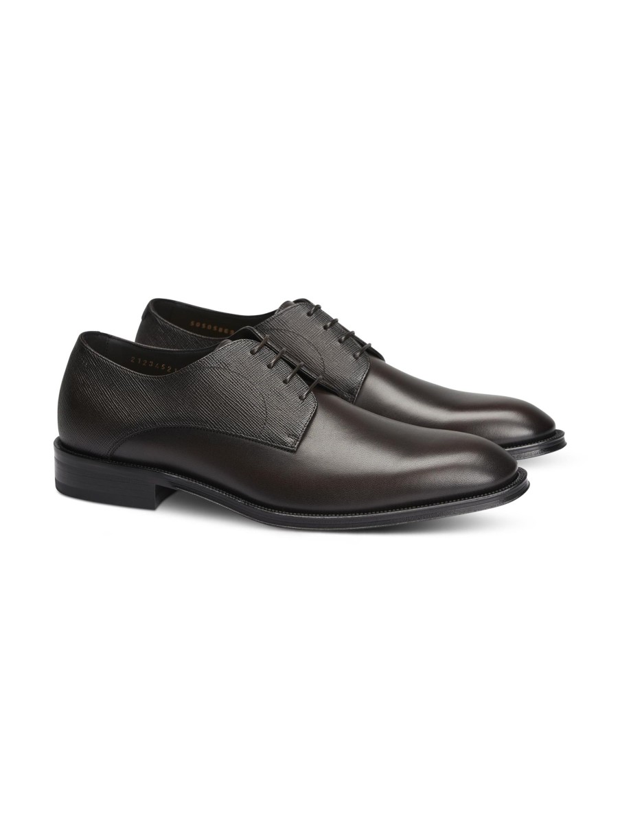 Manner BOSS Men Schnurschuhe | Derby Schuhe Derrek Braun