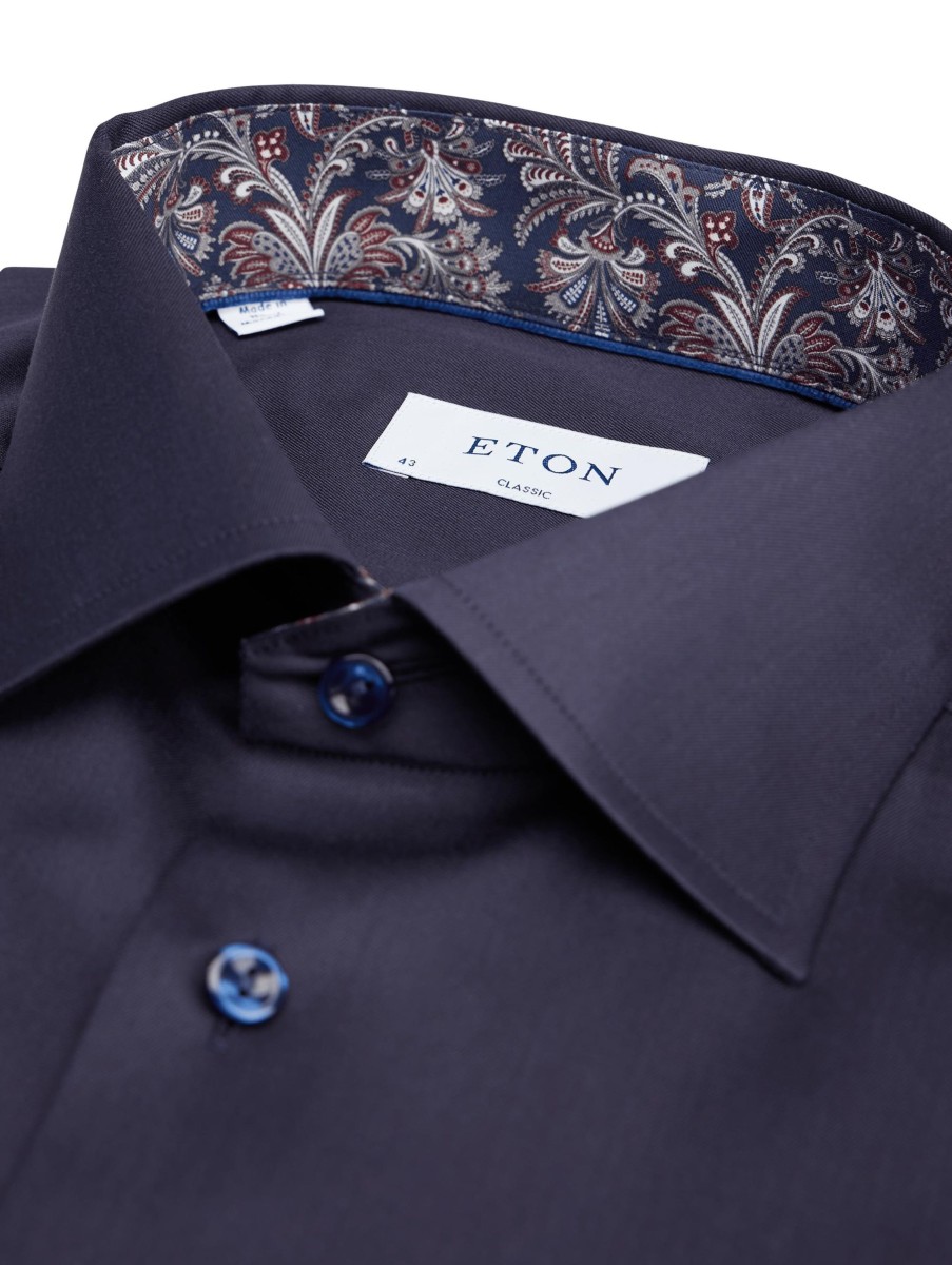 Manner Eton Grosse Grossen | Hemd Im Classic Fit Marine