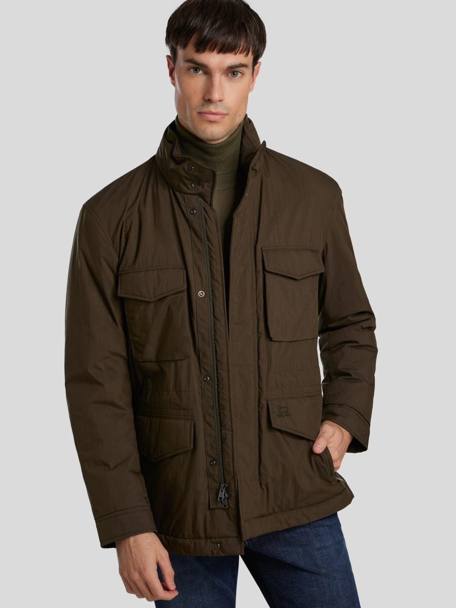 Manner Woolrich Jacken | Parka Im Utility-Look Braun