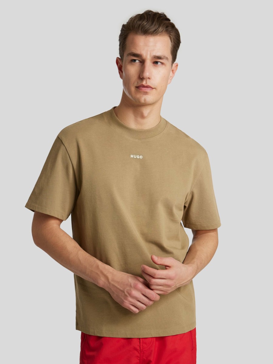 Manner Hugo Sportswear T-Shirts & Shirts | T-Shirt Mit Logo Braun