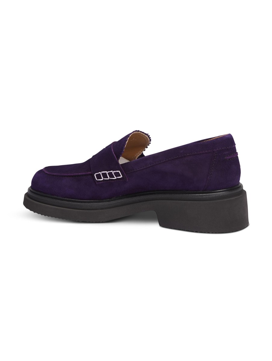 Frauen Donna Carolina Halbschuhe | Moccasins Mary Violett