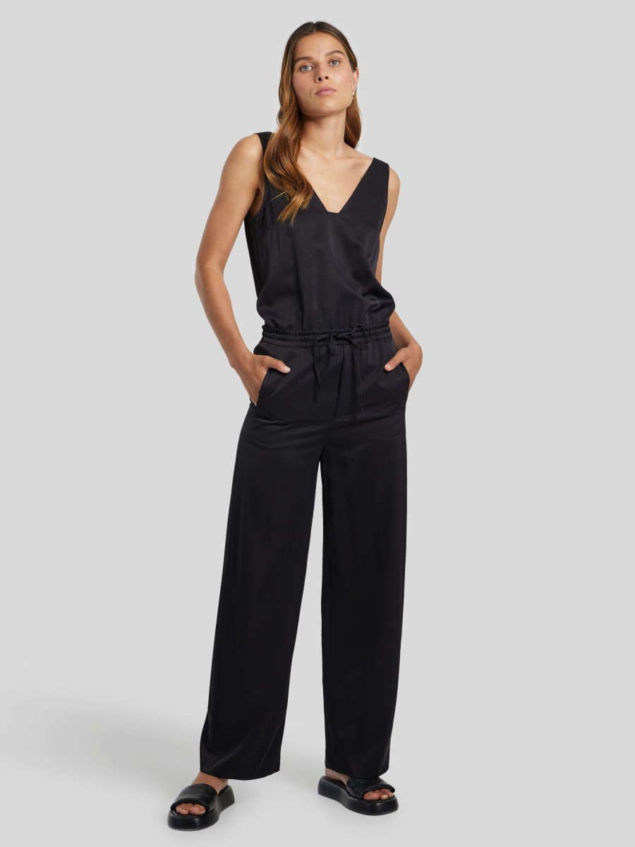 Frauen Drykorn Overalls & Jumpsuits | Overall Schwarz