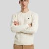 Manner Polo Ralph Lauren Men Pullover & Strickjacken | Strickpullover Ecru