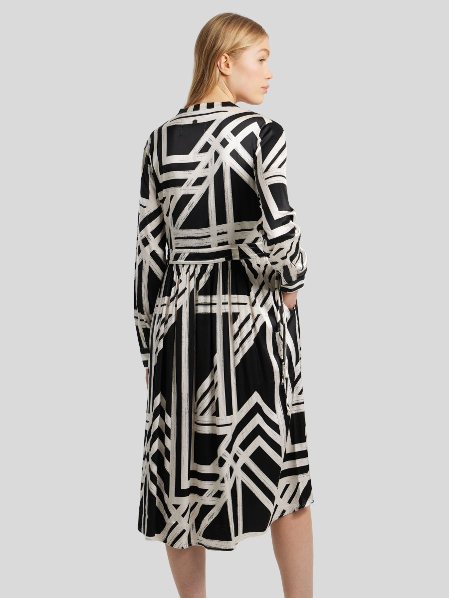 Frauen Lieblingsstück Kleider | Kleid Mit Print Schwarz