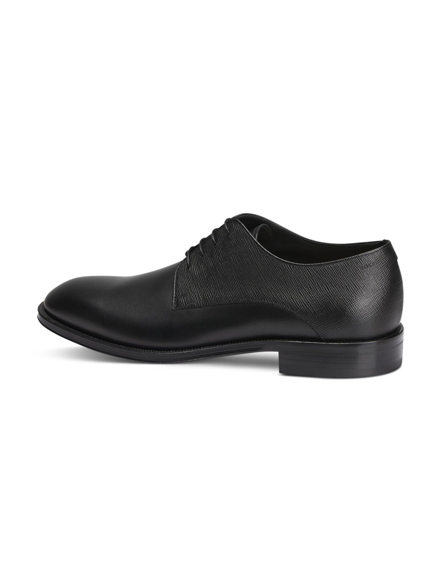 Manner BOSS Men Schnurschuhe | Derby Schuhe Derrek Schwarz