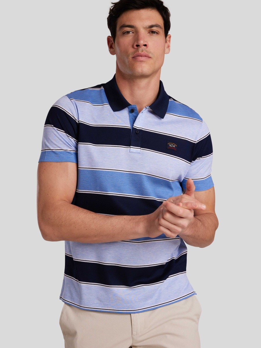 Manner Paul & Shark Polo-Shirts | Polo-Shirt Hellblau