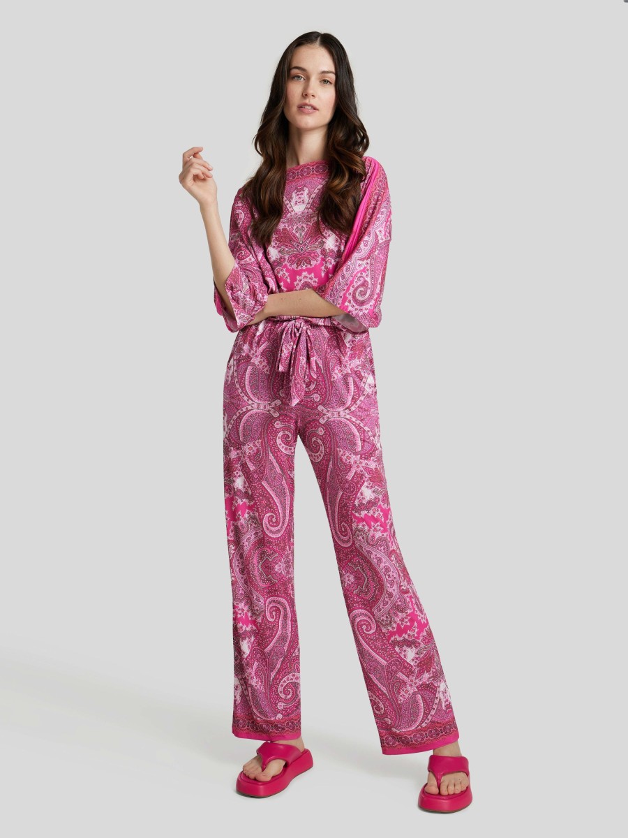 Frauen Ana Alcazar Overalls & Jumpsuits | Jumpesuit Mit Paisley Print Pink