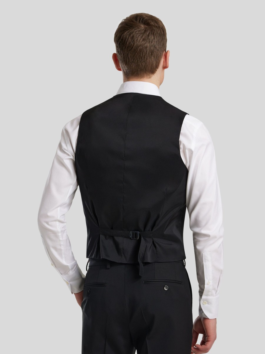 Manner Paul Gilets & Westen | Gilet Im Slim Fit Schwarz