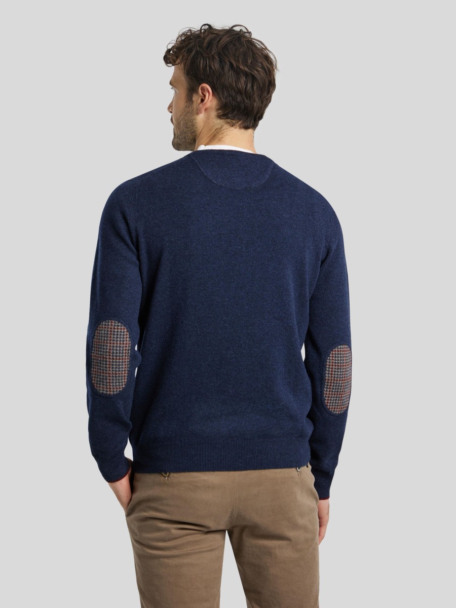 Manner Burger Pullover & Strickjacken | Strickpullover Marine