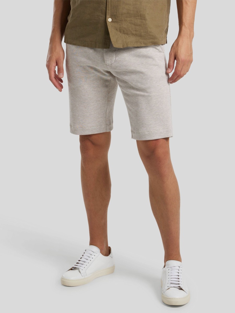 Manner Mason Shorts | Bermudas Im Slim Fit Torino Beige