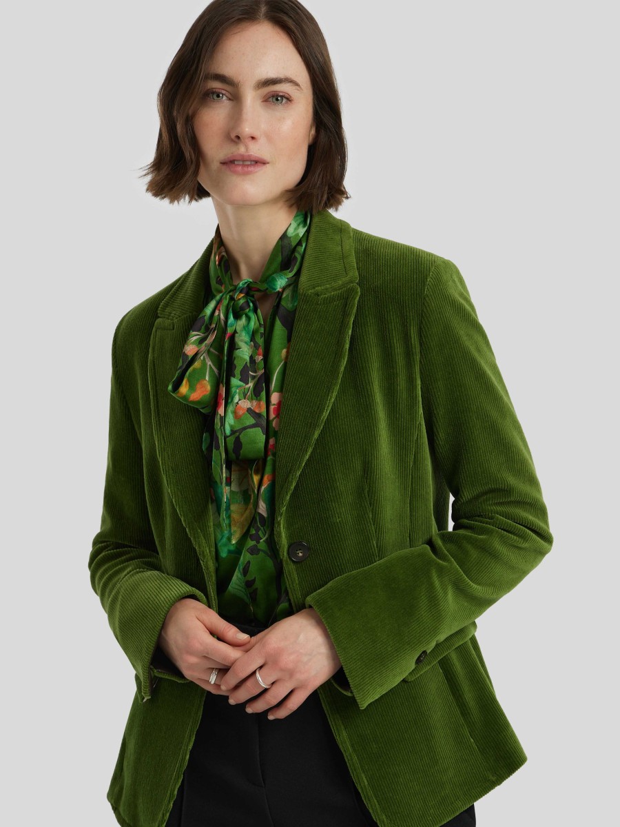 Frauen Marc Cain Blazer | Cordblazer Grun