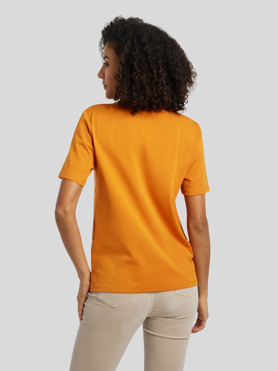 Frauen Marc Cain T-Shirts & Shirts | T-Shirt Orange