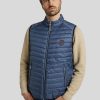 Manner Paul Kehl Gilets & Westen | Weste Mit Stepp Mittelblau