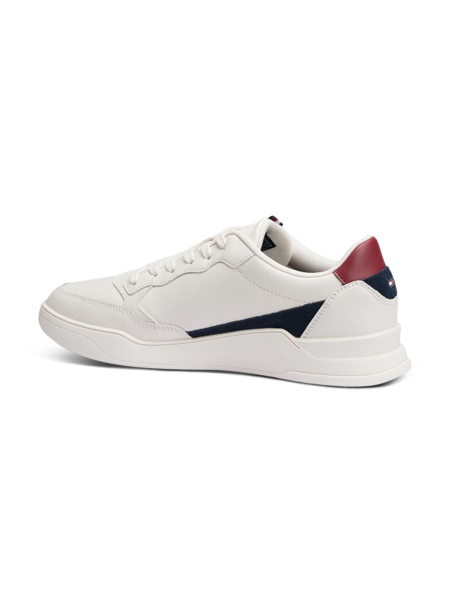 Manner Tommy Hilfiger Sneakers | Sneaker Mit Logo Ecru