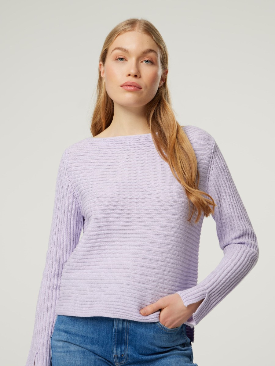 Frauen Monari Pullover & Strick | Strickpullover Lila