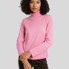 Frauen Marc Cain Pullover & Strick | Rollkragenpullover Pink