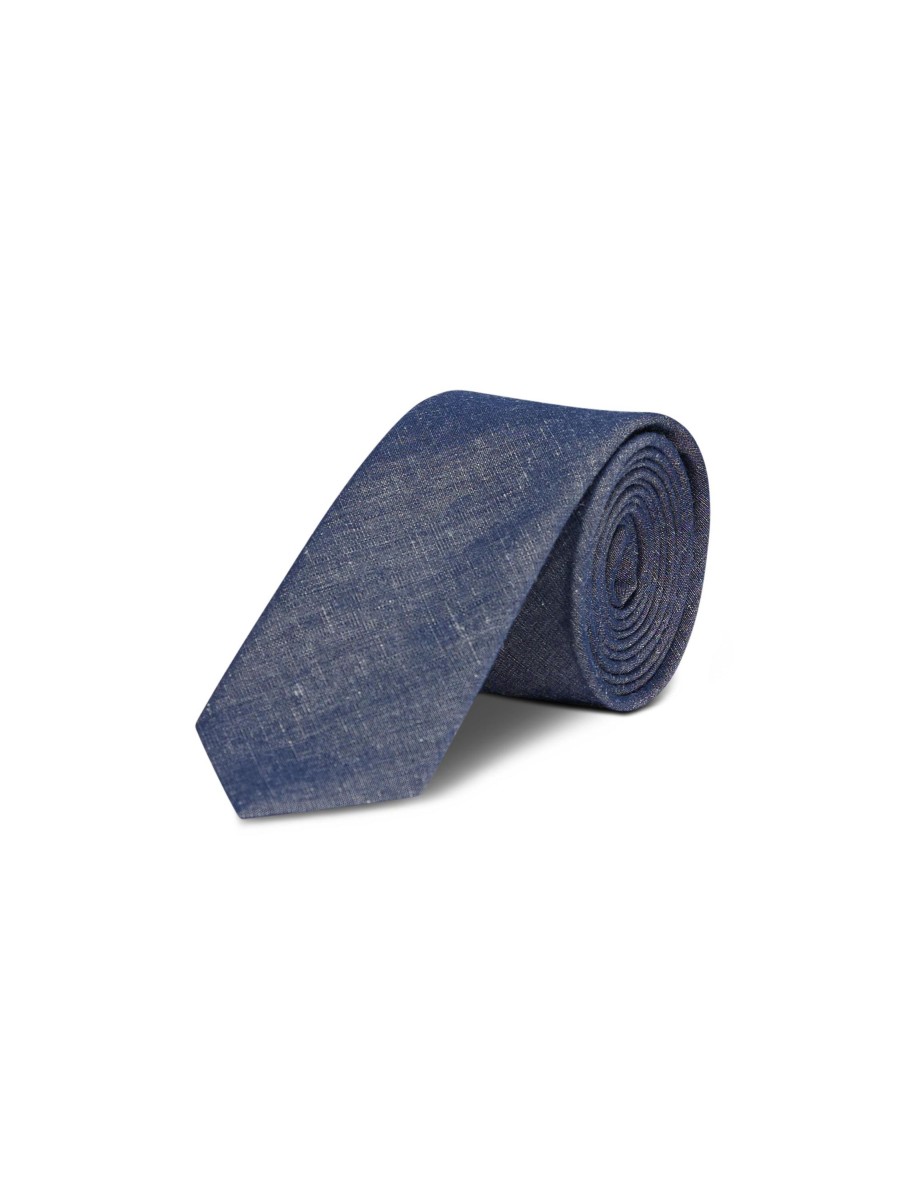 Manner HUGO Krawatten & Accessoires | Krawatte Dark Denim