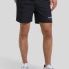 Manner AllSaints Shorts | Shorts Mit Logo Schwarz