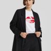 Frauen Luisa Rossi Blazer | Langer Blazer Schwarz