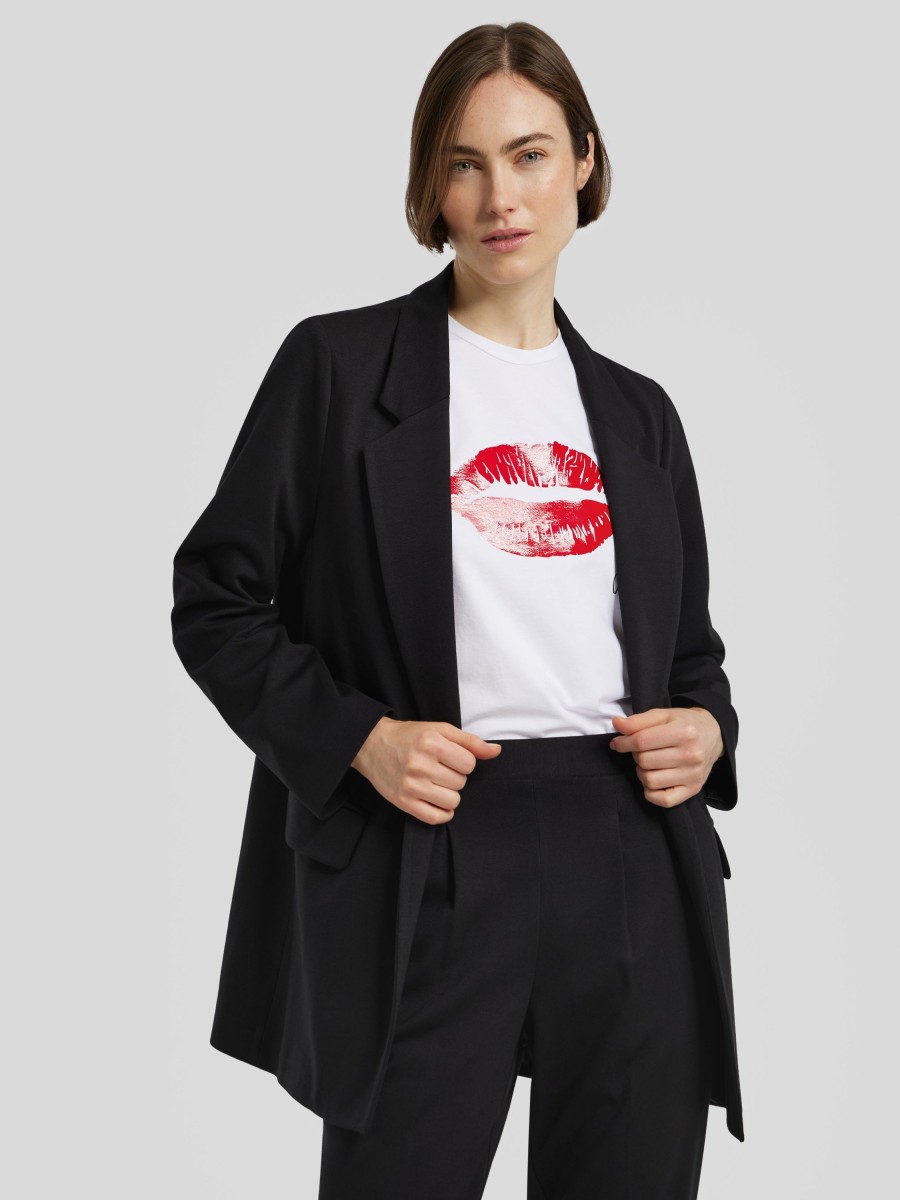 Frauen Luisa Rossi Blazer | Langer Blazer Schwarz