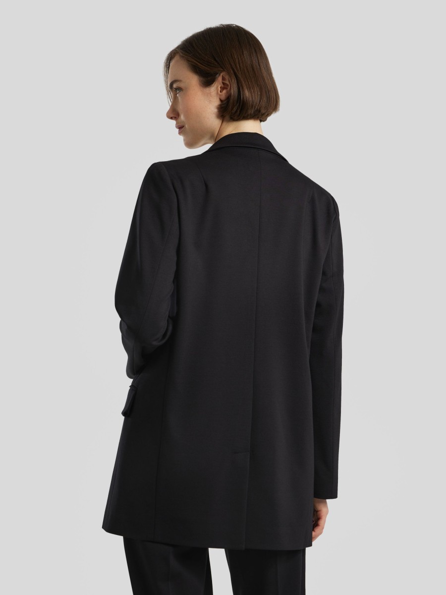 Frauen Luisa Rossi Blazer | Langer Blazer Schwarz