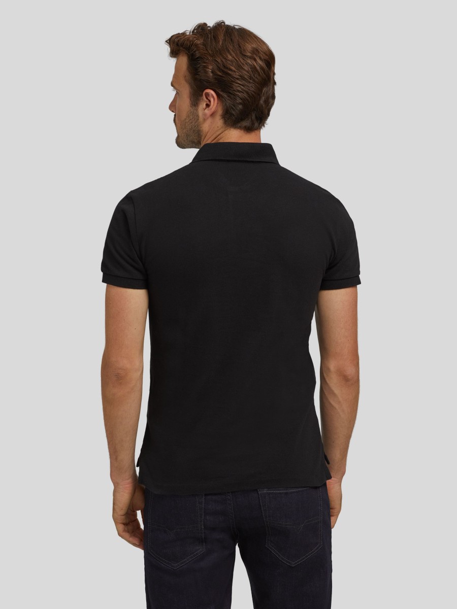 Manner Polo Ralph Lauren Men Polo-Shirts | Polo-Shirt Im Slim Fit Schwarz