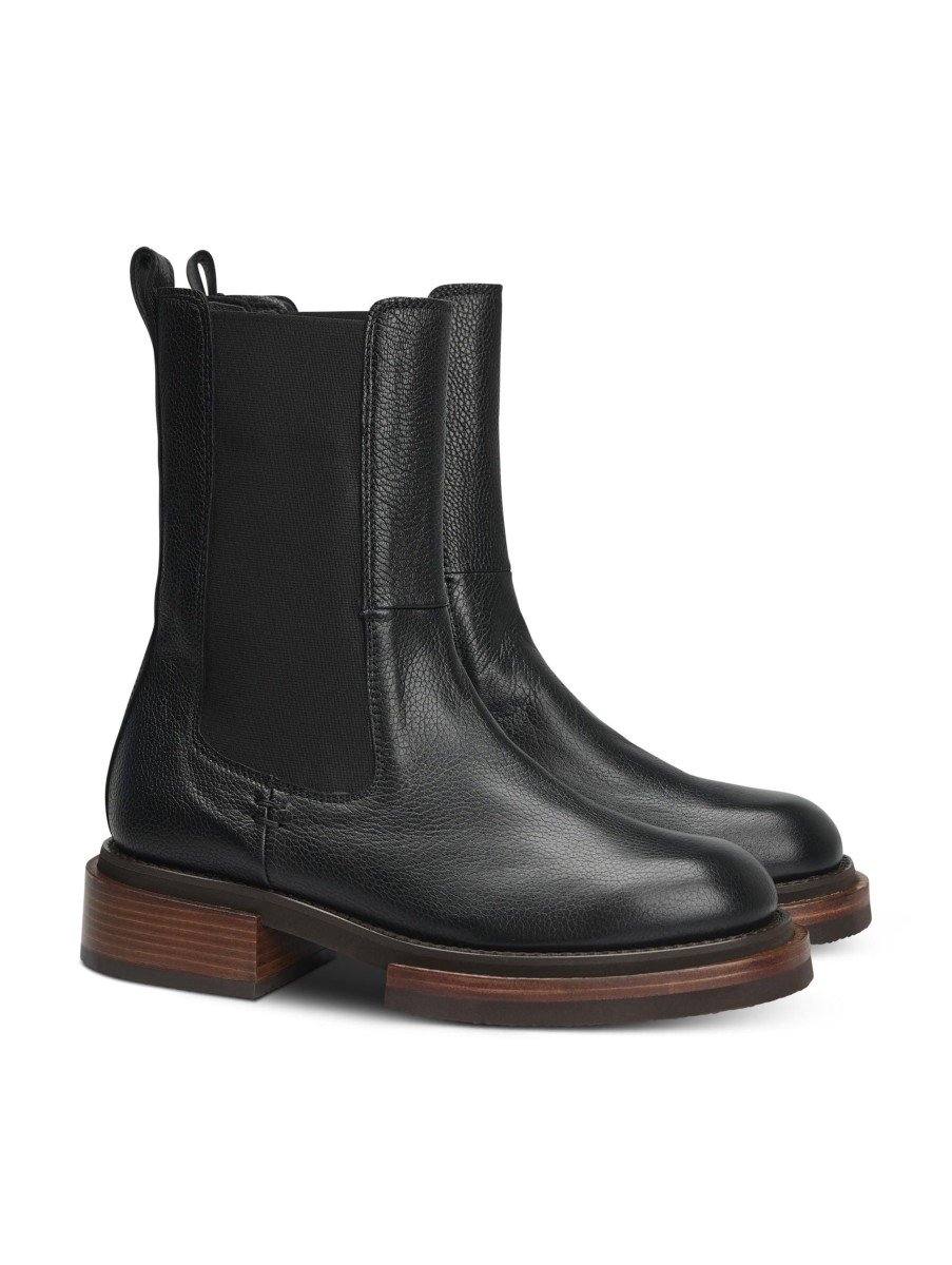 Frauen Pertini Stiefel | Chelsea Boots Chester Schwarz