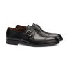 Manner Fratelli Rossetti Business-Schuhe | Klassische Monk-Schuhe Schwarz