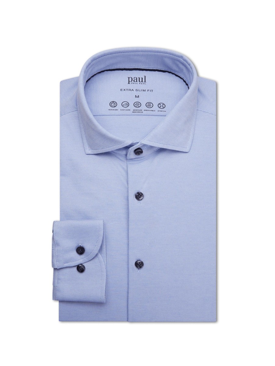 Manner Paul Hemden | Hemd Im Extra Slim Fit Indigo